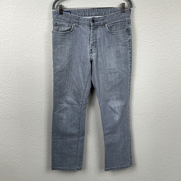 Patagonia Jeans Organic Cotton Gray Tapered Straight Button Fly Mens Sz 32 - Picture 2 of 12